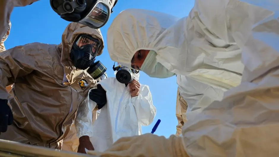 Hanford Biohazard Cleanup Solutions technicians